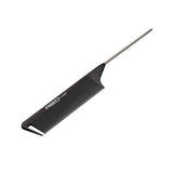 Red Heat Resistant Parting Pin Tail Comb - Black
