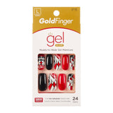 Gold Finger Fashion Nails